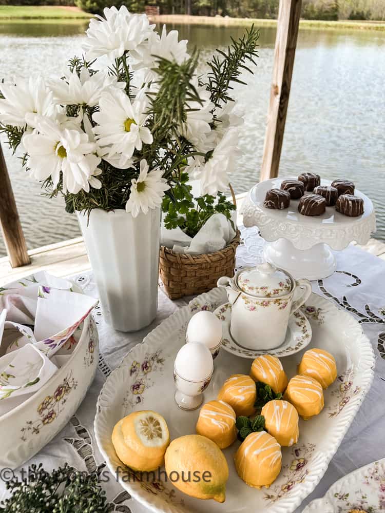 Vintage Tea Pot and tray for Tea Party Ideas