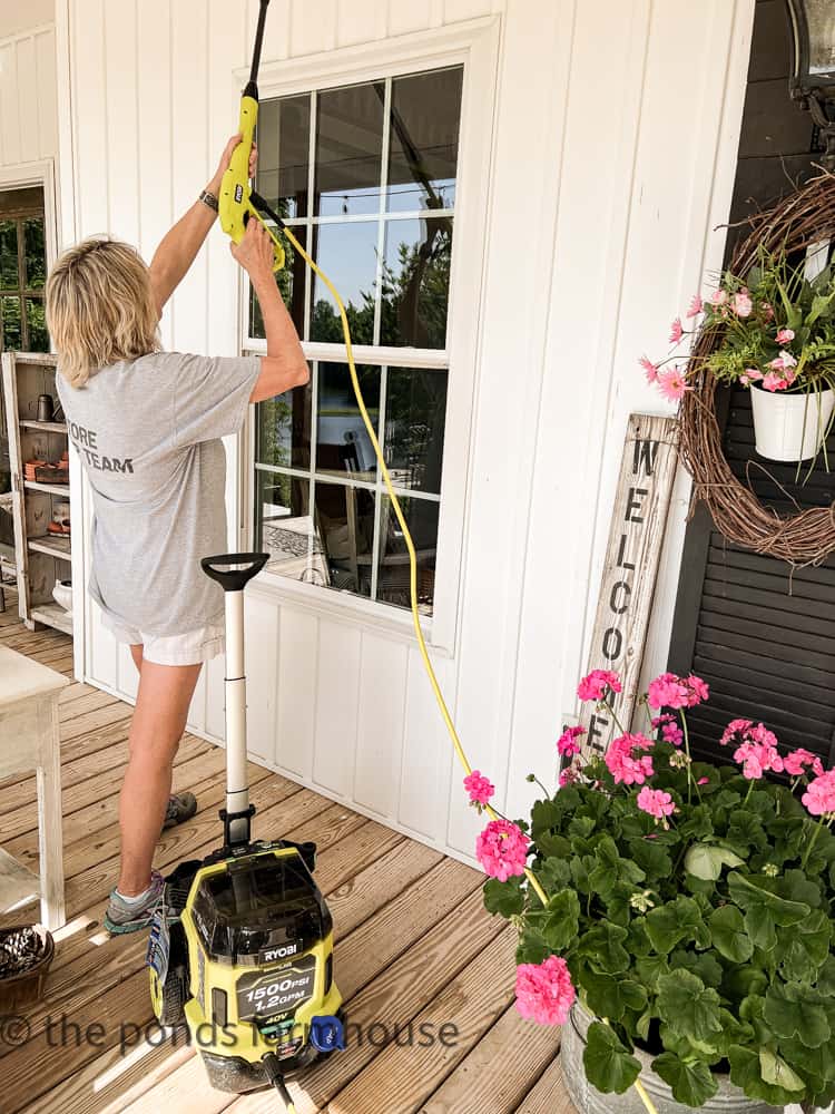 5 Summer Porch Ideas To Keep Your Space Fresh, Clean & Stylish. Pressure wash front porch