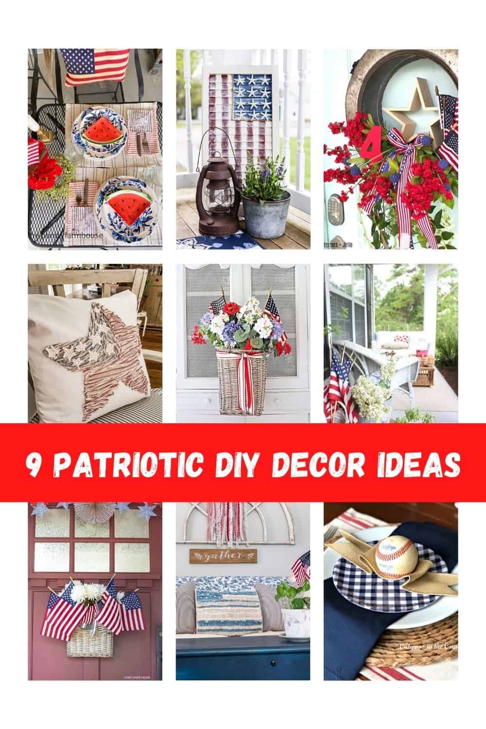 Best Patriotic DIY Ideas and tutorials
