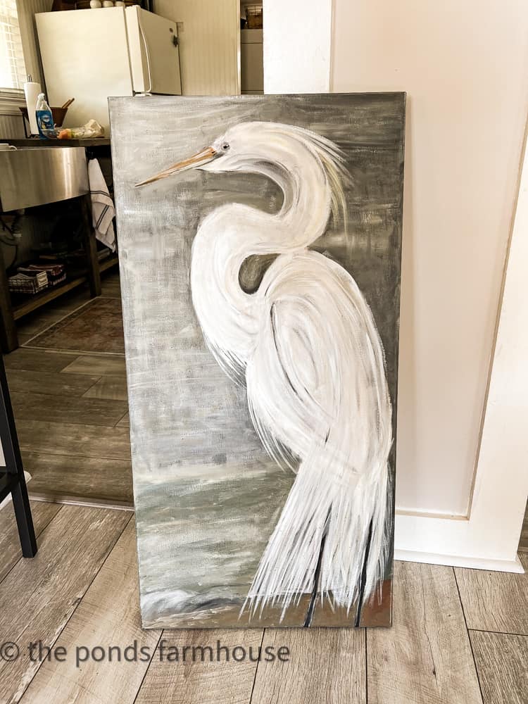 DIY Wall Art Painting After