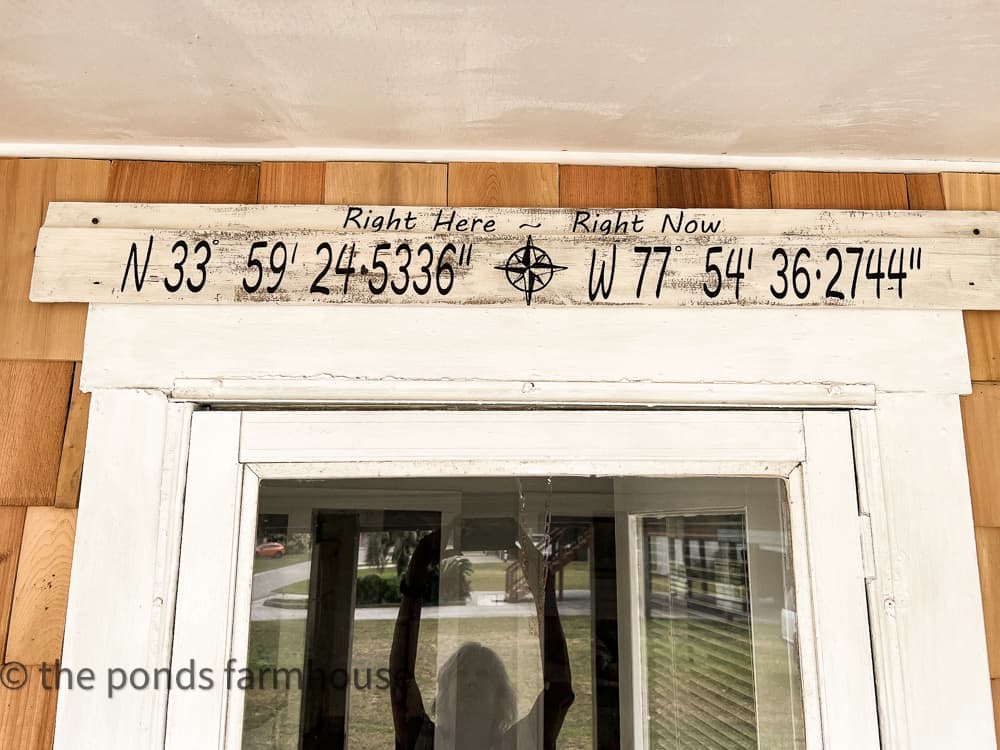 Installed GPS Coordinates for Address Sign