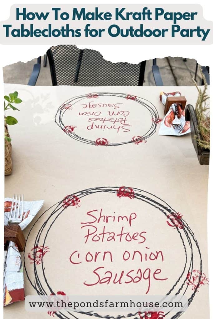 Easy Kraft Paper Tablecloth ideas