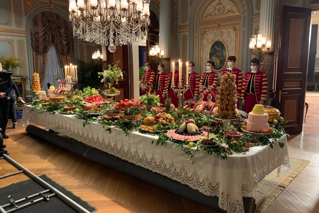 Table setting from the Gilded Age TV Show 