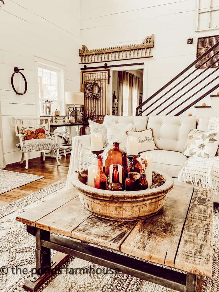 Architectural salvage above barn door. 