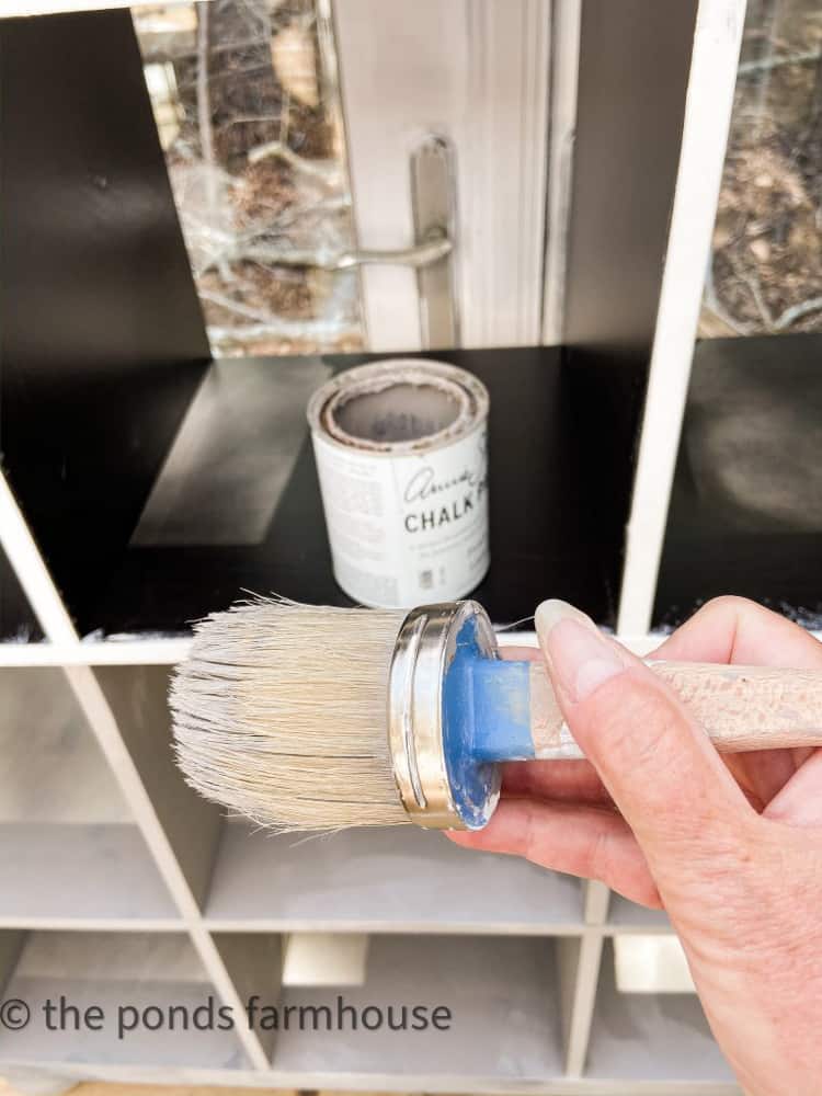 Paint with chalk paint for Greenhouse Apothecary Cabinet