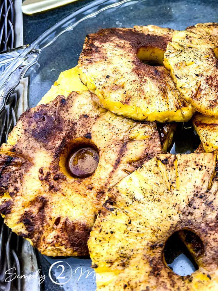 Grilled Pineapple for Luau Party Menu