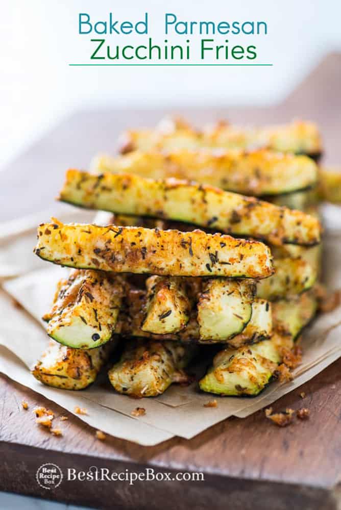 Baked Parmesan Zucchini Fries, Summer zucchini recipes 