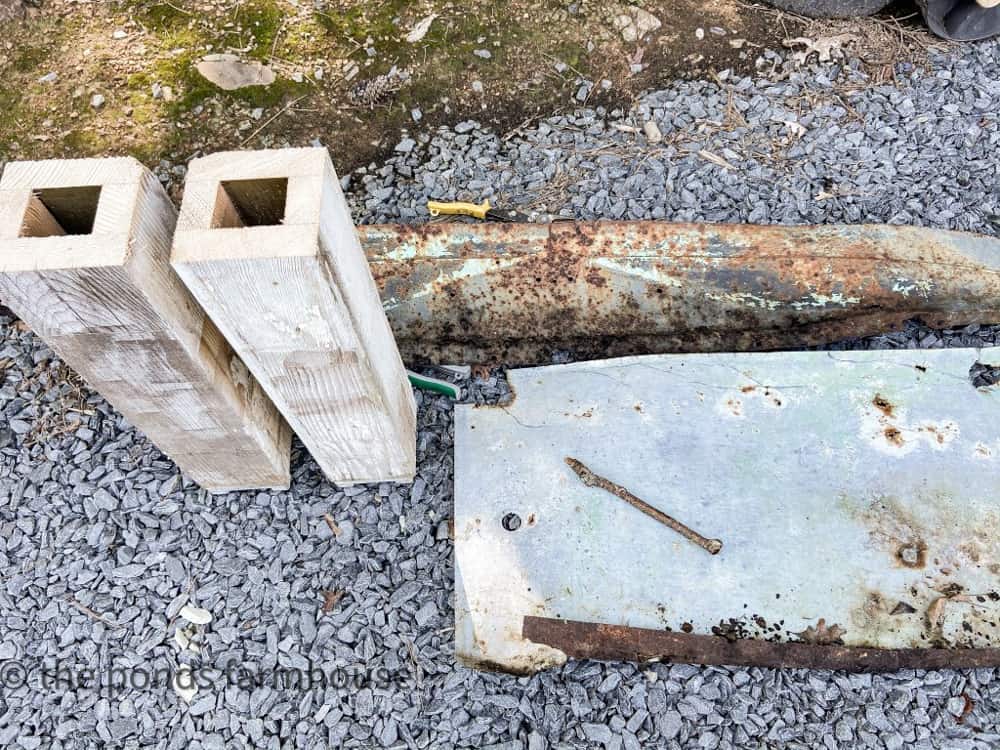 Scrap materials for How to Build Rustic birdhouses for decorative use.  