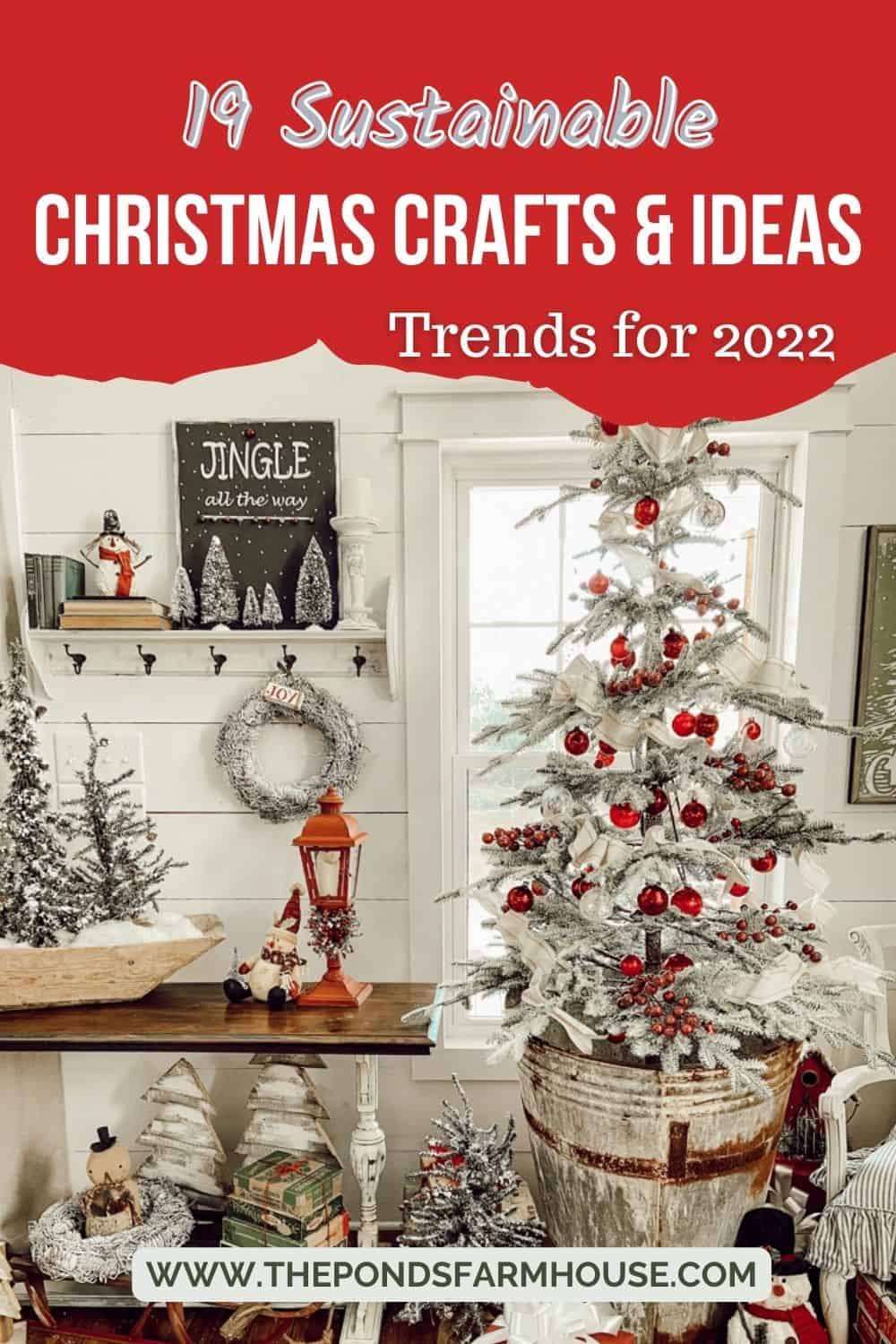Christmas in July - 19 sustainable & budget friendly Christmas Craft & DIY Ideas - Trends for 2022 Christmas.