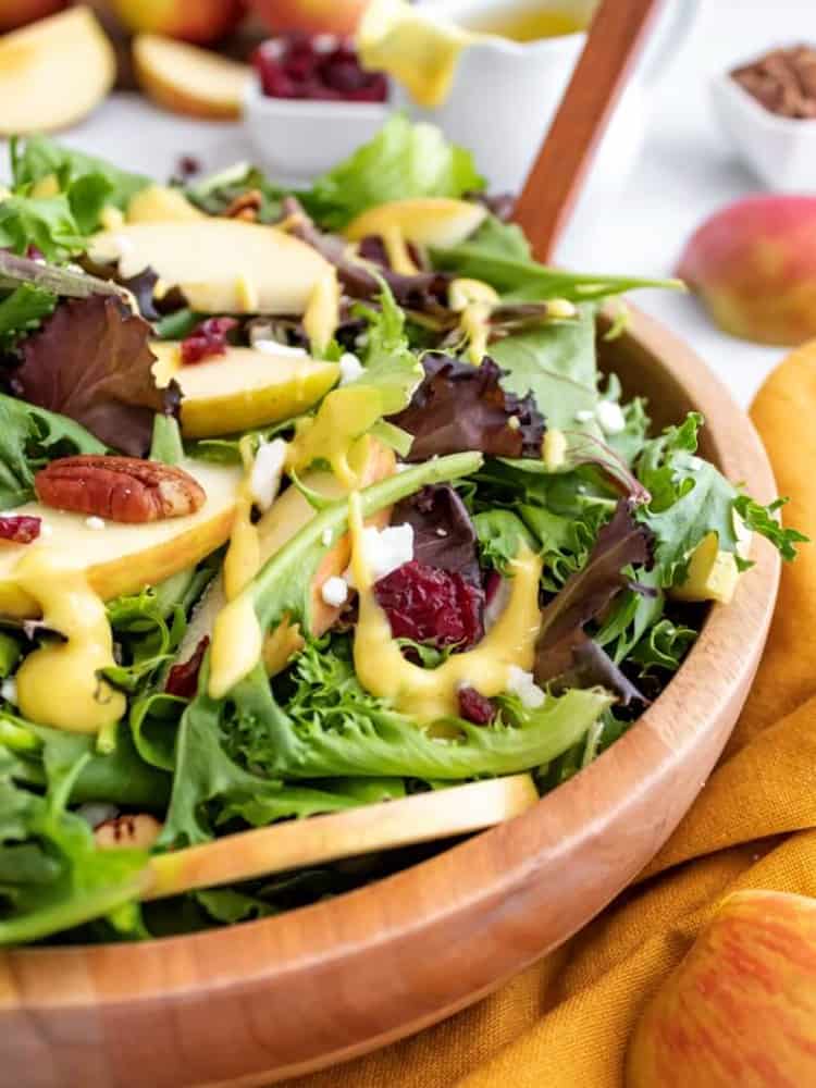 Apple and Pecan Salad Recipe for Menu for Garden Party Ideas.  Easy recipes for outdoor party.