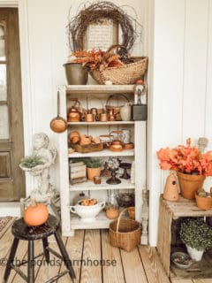 15 Ideas For Fall Decorating Outdoors, Porches, She Sheds & etc.