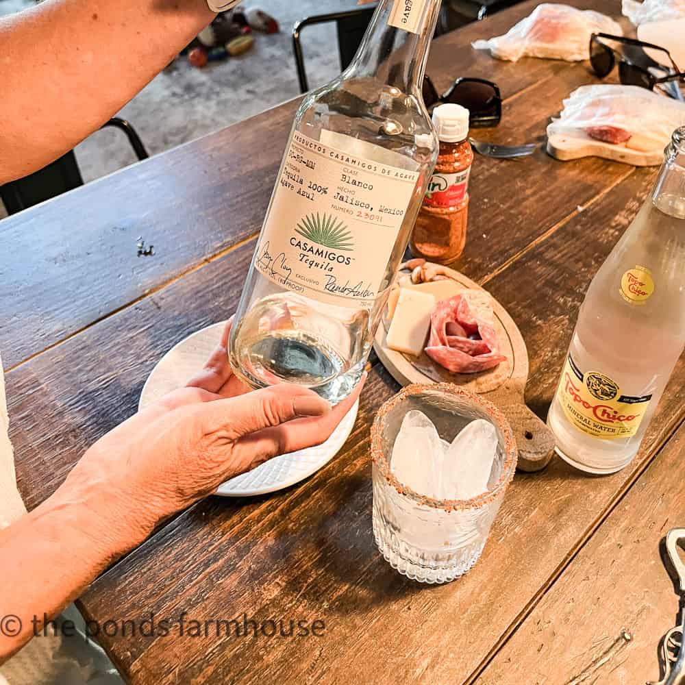 Add premium tequila for a refreshing party cocktail.  Summer Party Drinks 