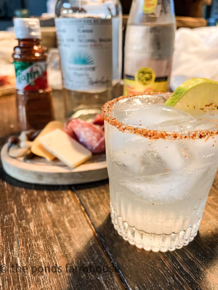 What is Ranch Water?  Tequila, Lime Juice, Mineral Water for a low calorie cocktail in summer.