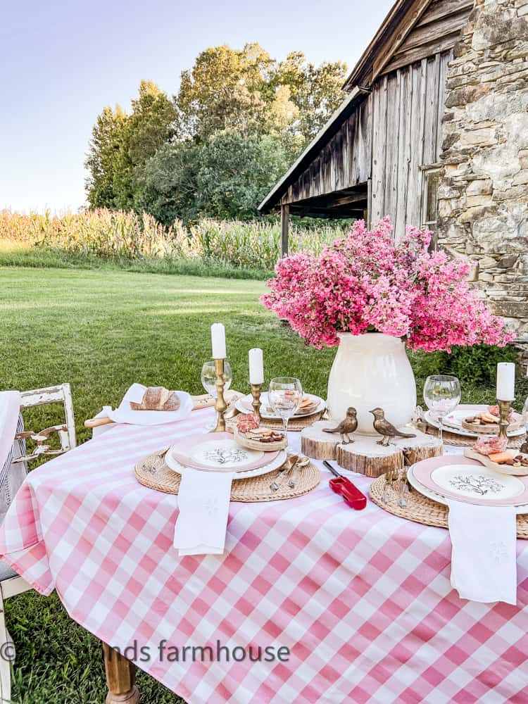 Garden Party Table Setting Ideas for Outdoor Party Decorations