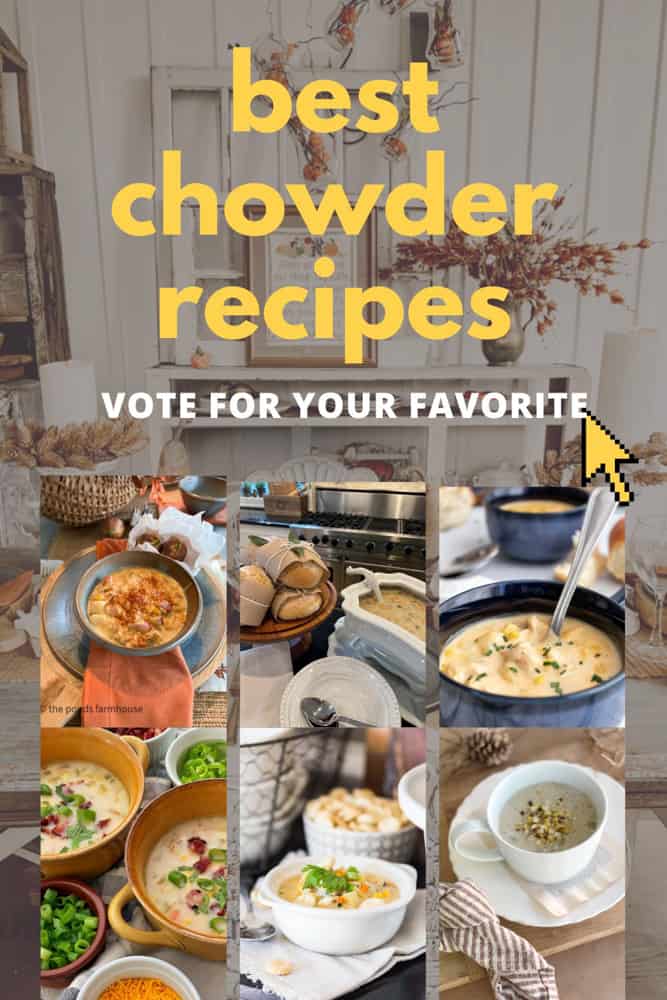 Chowderfest competition with 6 recipes to choose from.