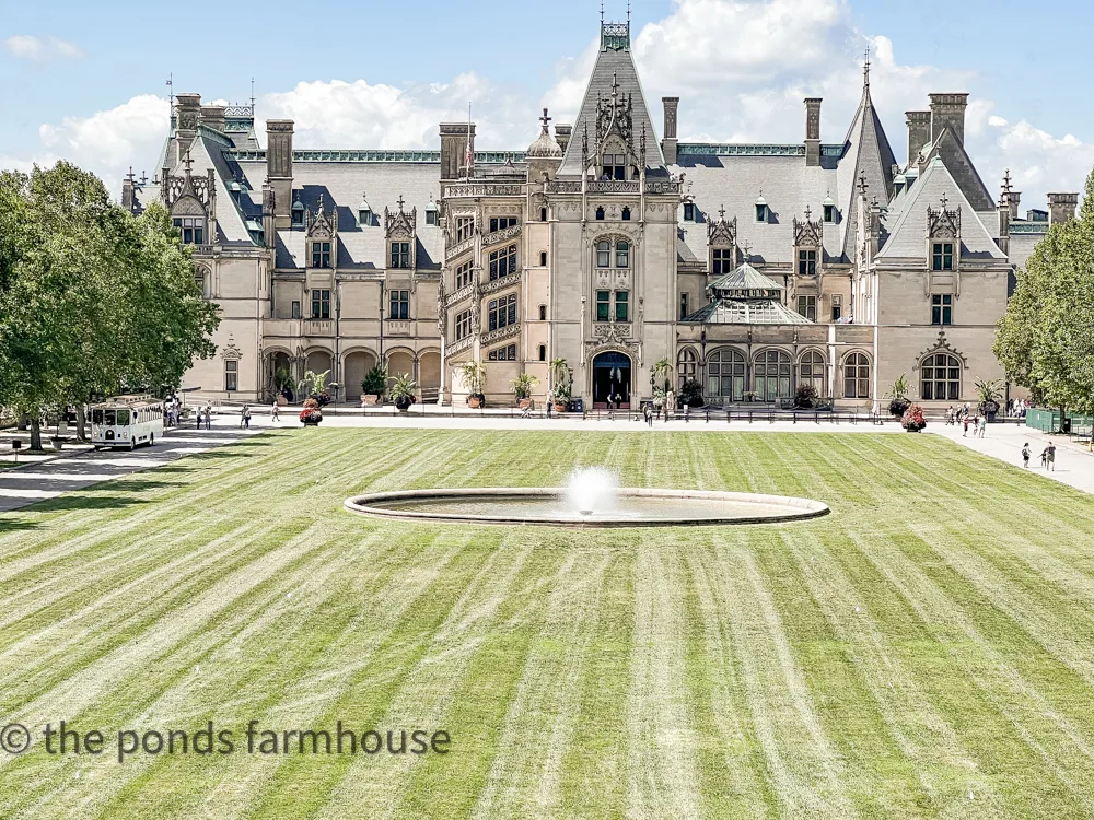 Biltmore House with over 250 rooms.  