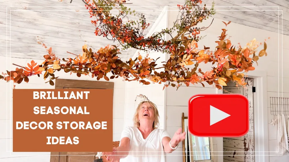 Learn great tips for storing your seasonal decor.  Christmas, Thanksgiving, Fall  and Spring.