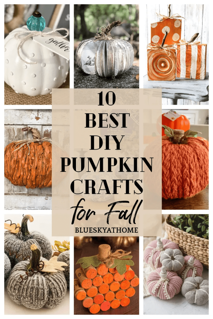 Fall DIY Pumpkin Ideas Farmhouse and Rustic Style Craft Ideas