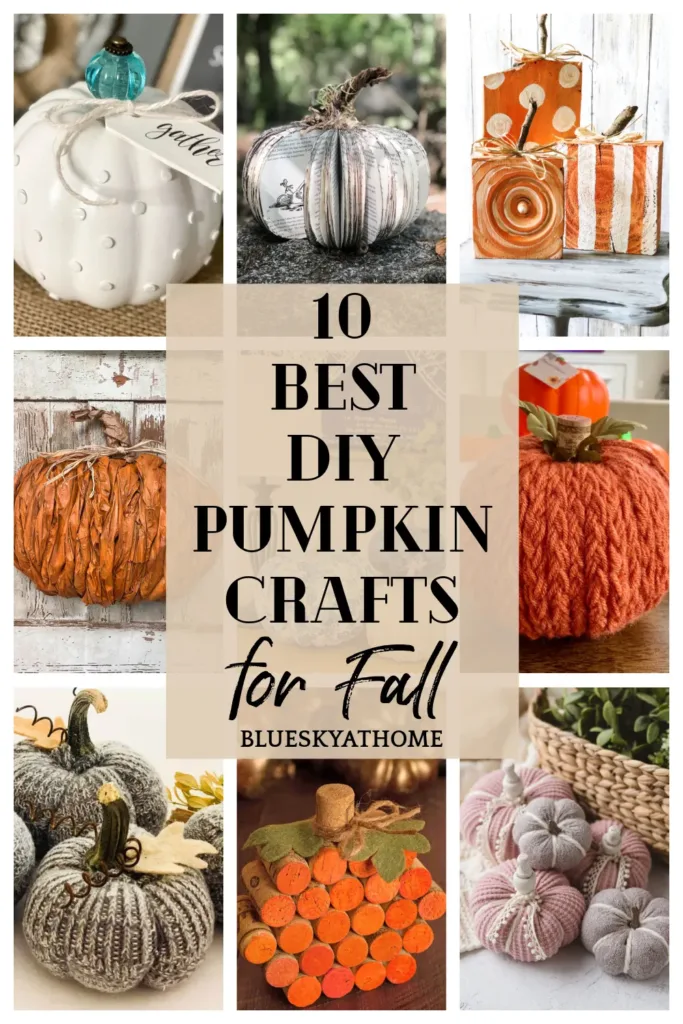 Fall DIY Pumpkin Ideas Farmhouse and Rustic Style Craft Ideas