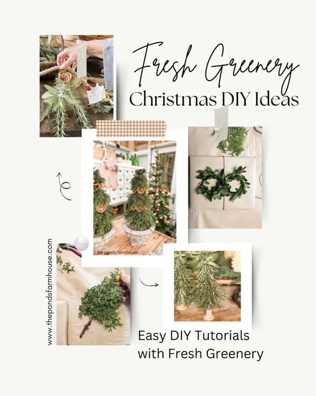 Fresh Greenery christmas DIY ideas