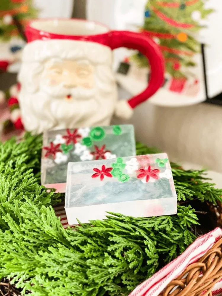 How to Make Christmas Kids Soap for fun gift ideas.