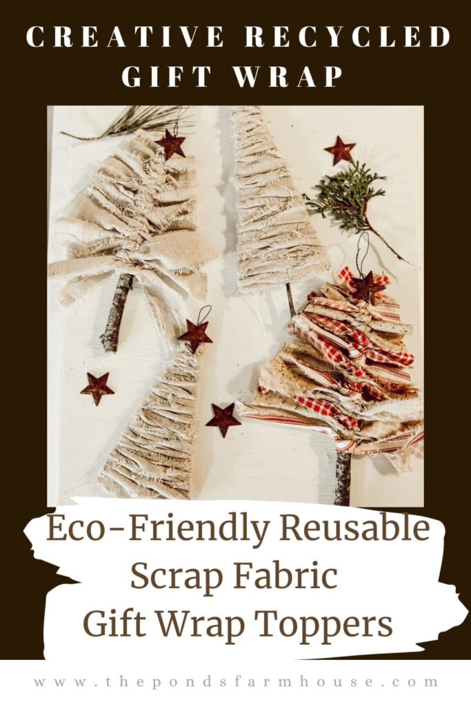 Creative Recycled Gift Wrap Ideas.  DIY Eco-friendly gift wrap package toppers that are reusable gift wrap ideas.  