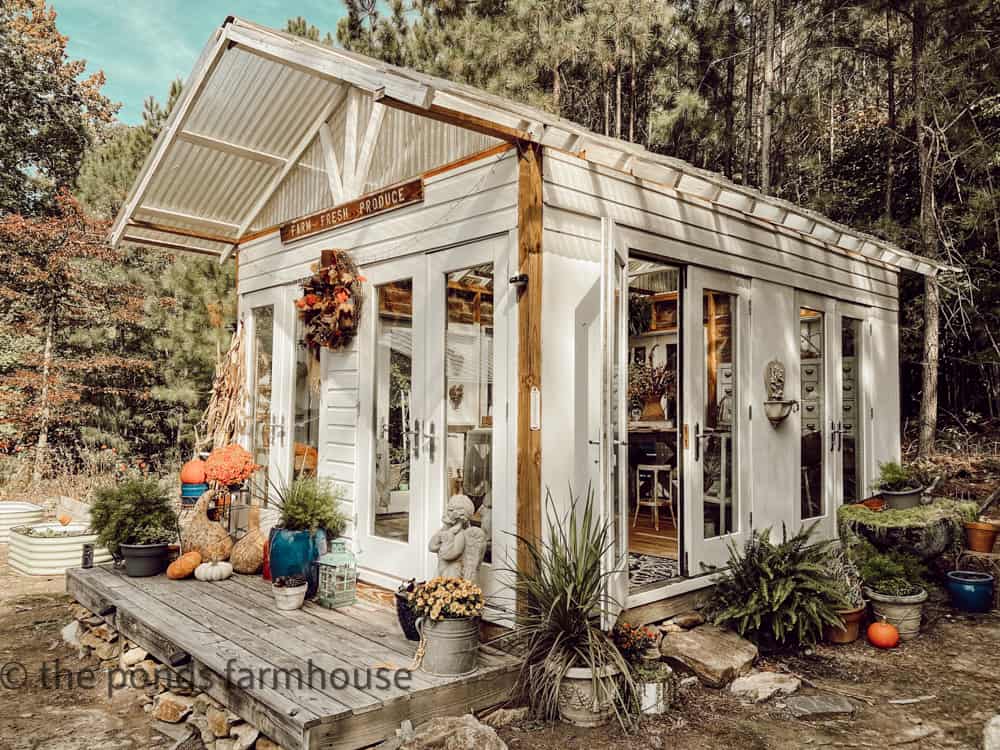 9 Greenhouse DIY Projects and She Shed Ideas for fall