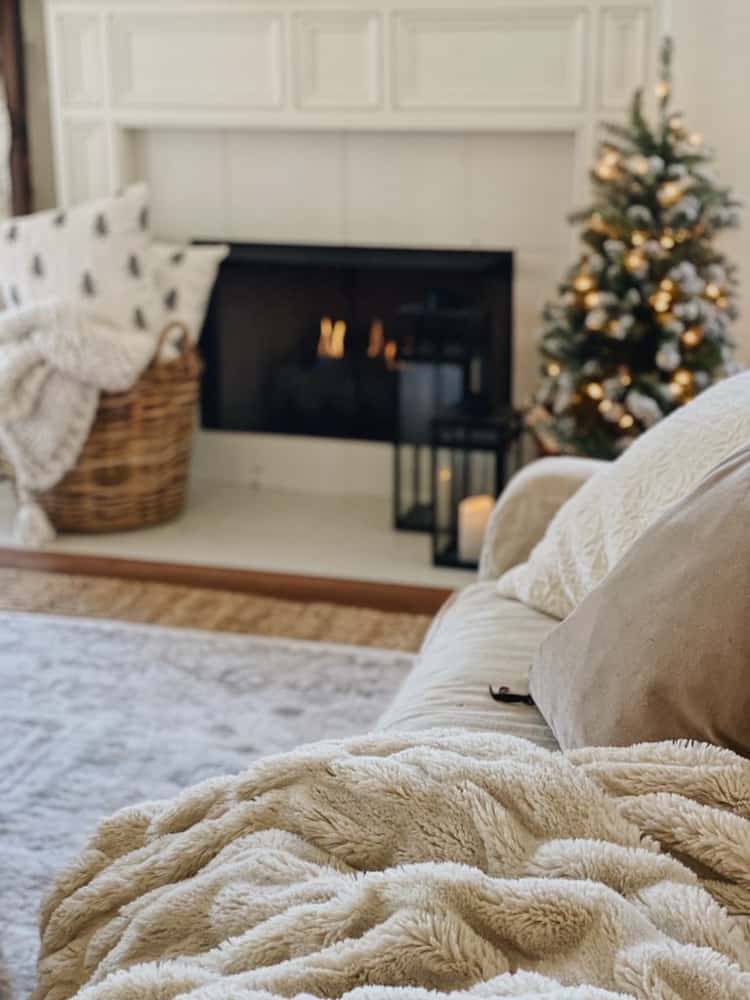 Create a cozy fireplace for the holidays with these simple tips