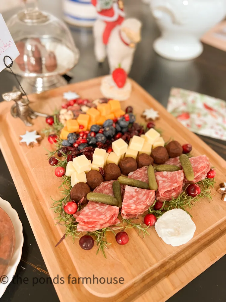 How To Make this tasty appetizer with meats, cheese, nuts and fruit.