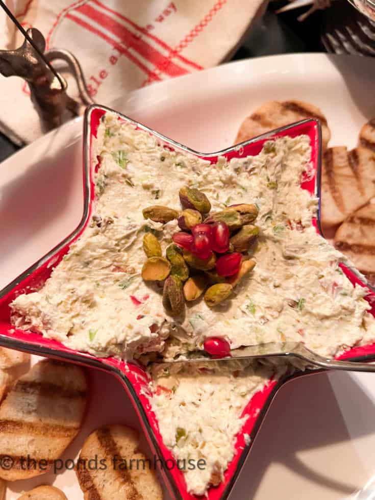 Zesty Pistachio Cream Cheese Veggie Spread Recipe