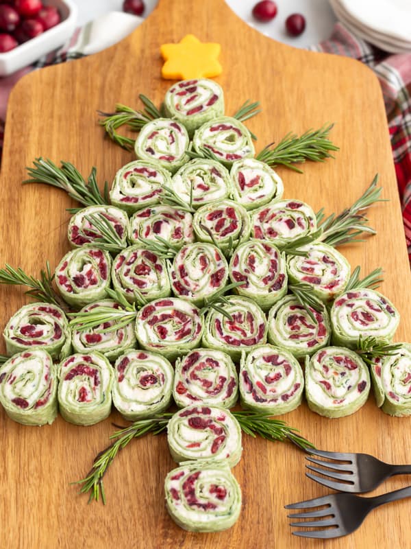 Jen's Cranberry Pinwheel Tree Appetizer