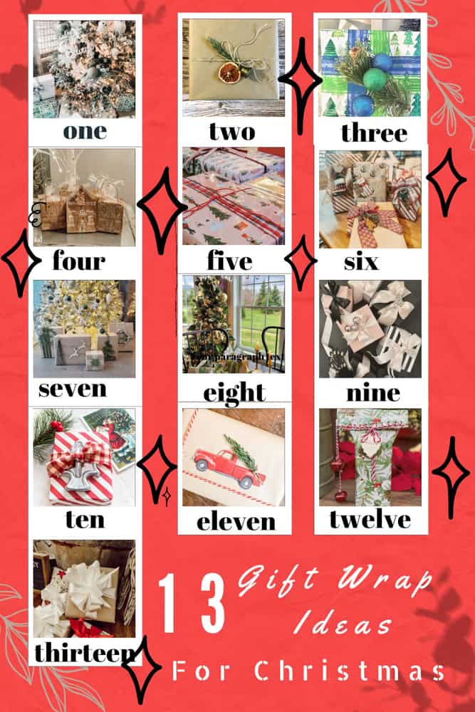 13 Gift Wrap Ideas for Christmas