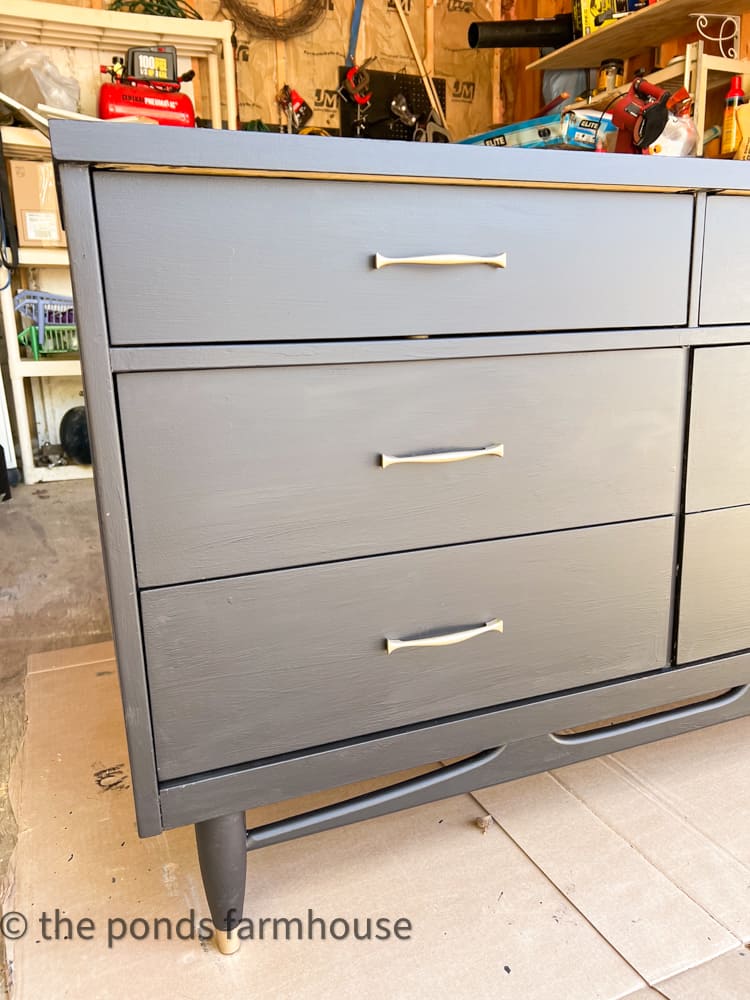 Furniture Flip.  Mid-Century Modern updated dresser.