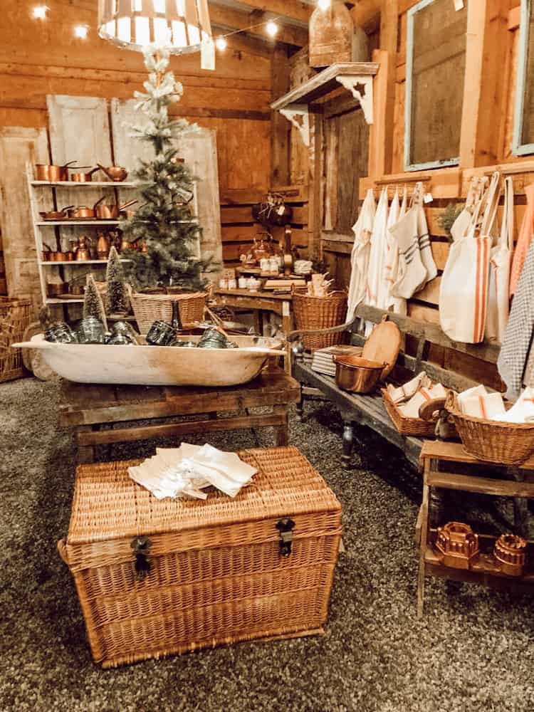 Visit the French Farmer's Wife Barn Sale filled with authentic European Antiques for Christmas