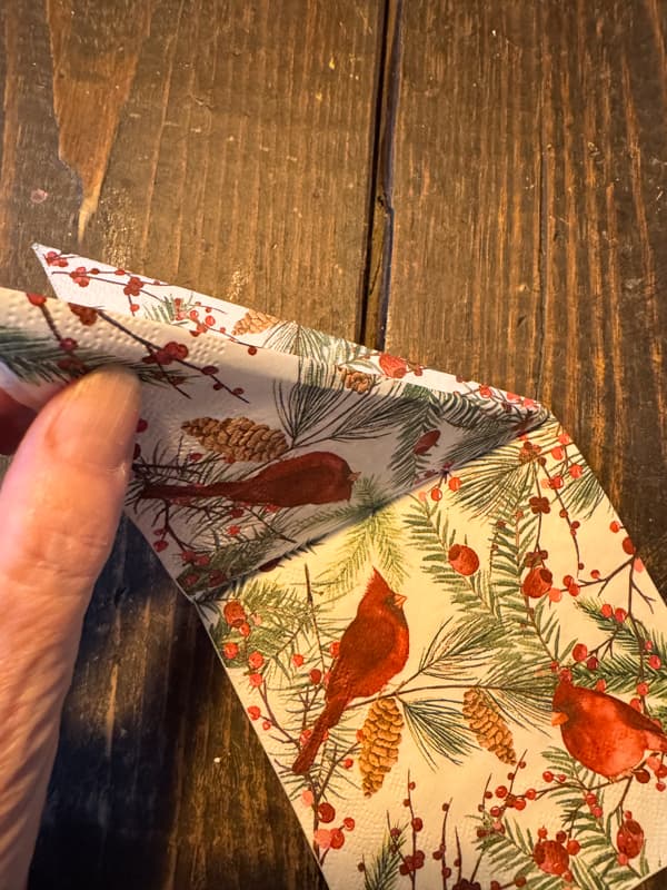 fold both edges together