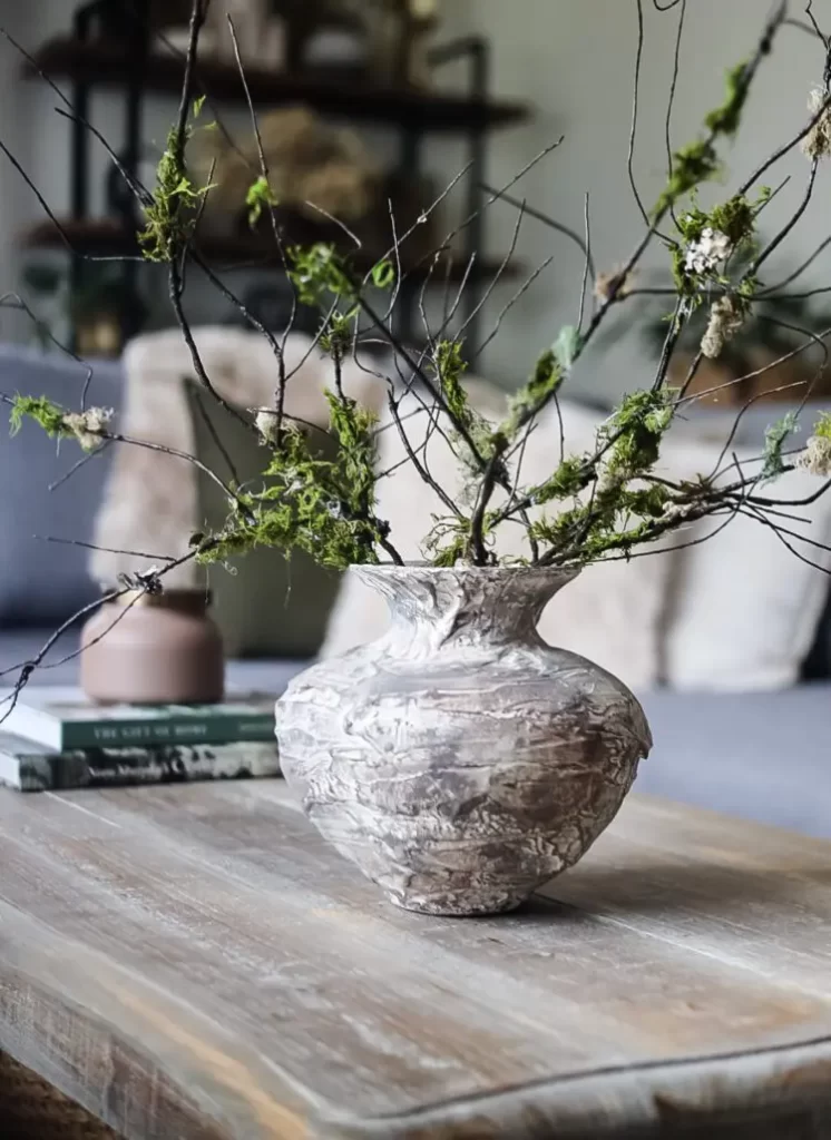 DIY Moss Twigs