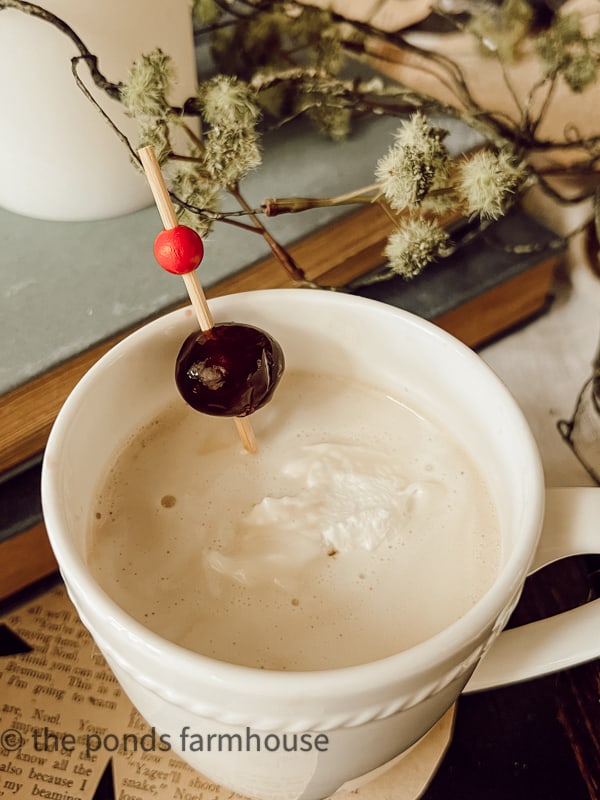 Hot White Russian Coffee Cocktail Recipe perfect for a Brunch Drink.  After Dinner Cocktail.