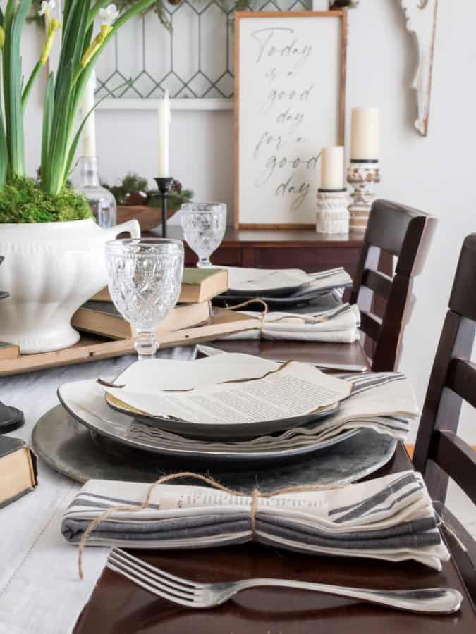 Jen's Book Club Themed Supper Club Table