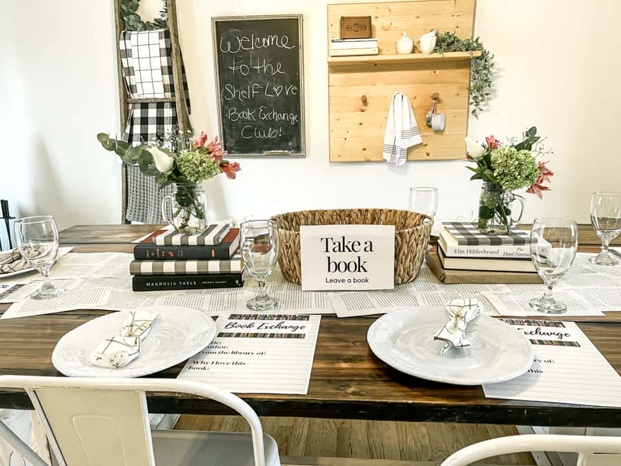 Nicolle's Book Club Themed Supper Club Table