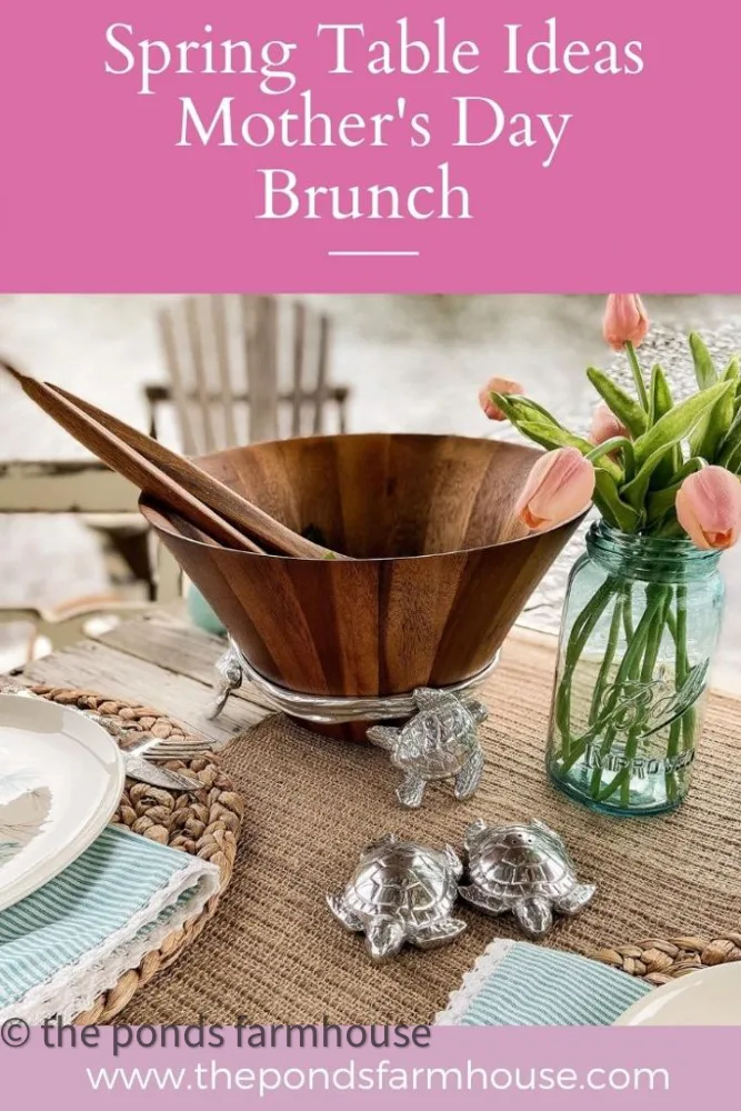 Mother's Day Brunch Ideas - Memories of Mom Tablescape