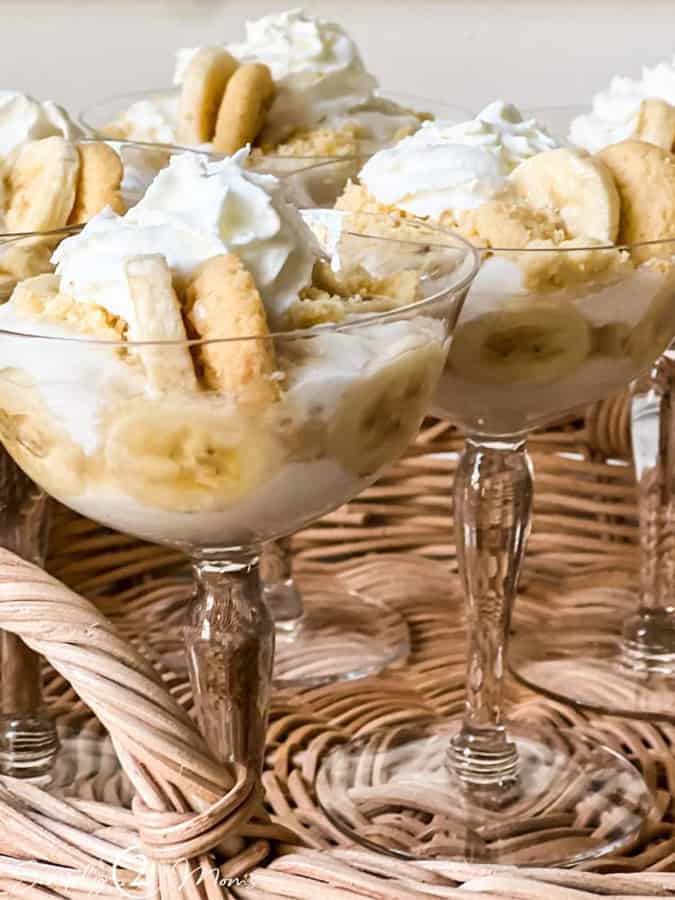  - Boozy Banana Pudding Parfaits for a healthy dessert option for any party.