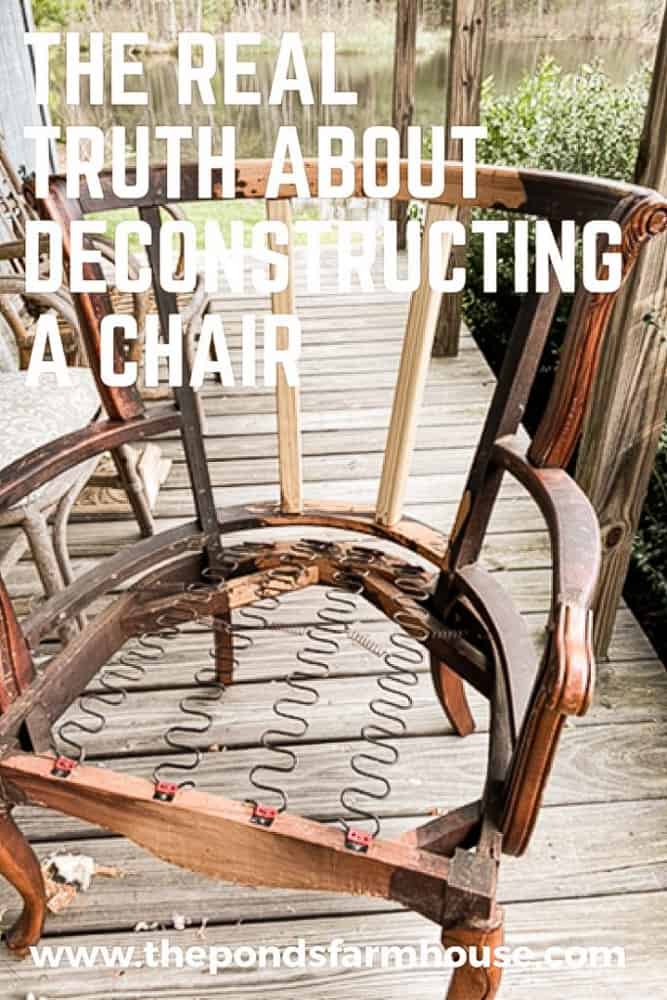 the Real Truth About Deconstructing A Chair 