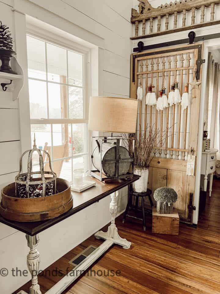Cozy Winter Home Tour - Budget Farmhouse Winter Decor Ideas