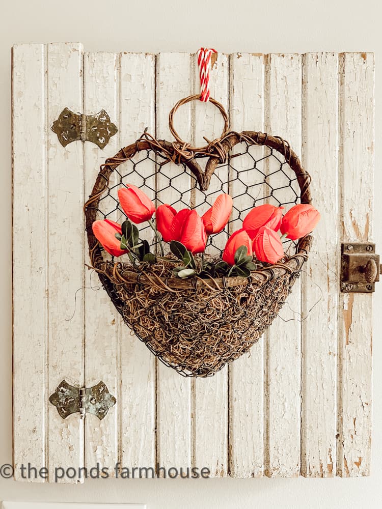 DIY Valentine's Table Decor Using Vintage Finds from Goodwill and