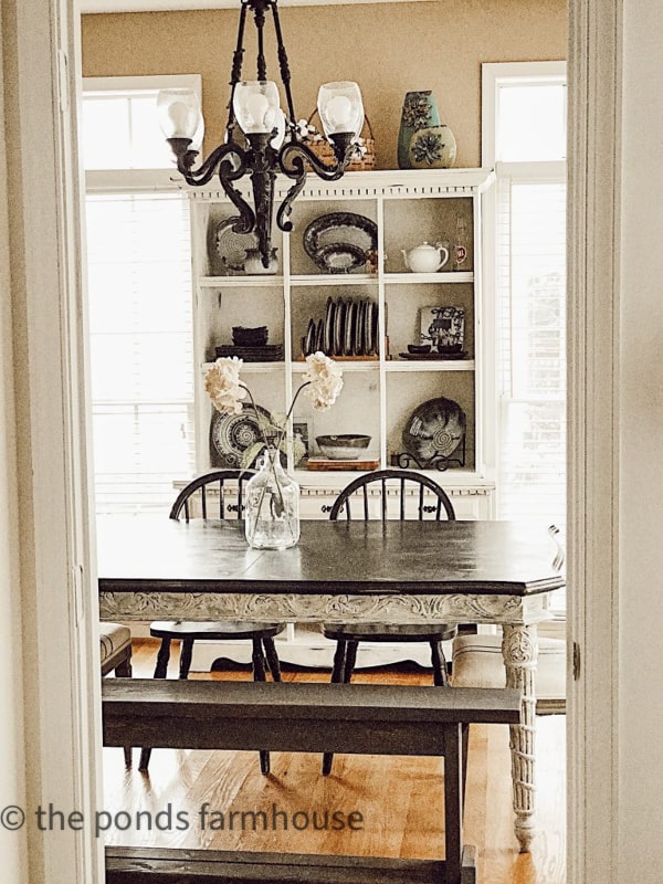 Cheap Thrift Store cabinet repurposed. Thrift Store Tips for savvy budget-friendly shopping.  