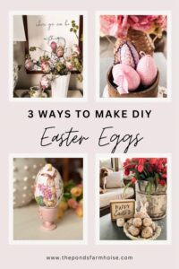 3 Easy Ways to Make DIY Decoupage Easter Eggs for High-End Decor