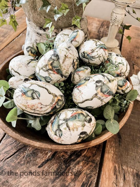 3 Easy Ways to Make DIY Decoupage Easter Eggs for High-End Decor