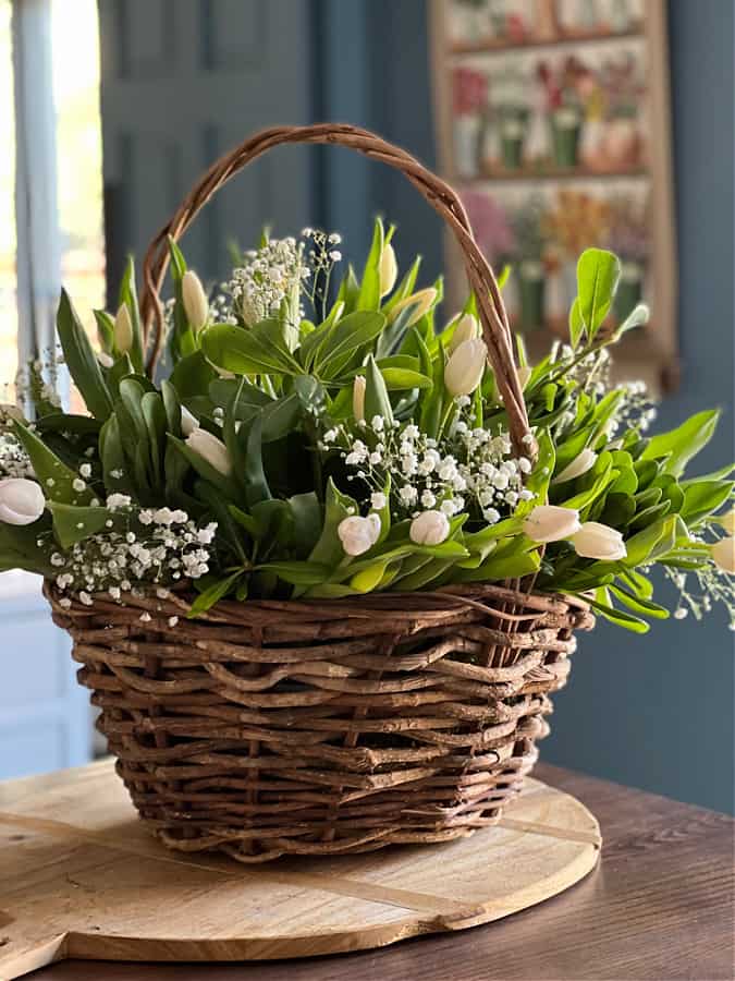 make a beautiful flower arrangement in a basket with these easy tips.