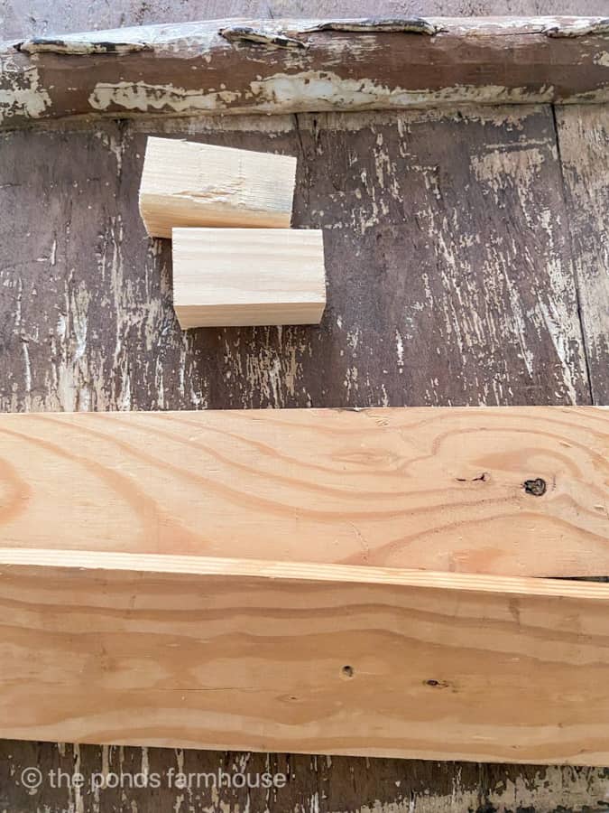 Materials needed to make a headboard from a yard sale shutter.