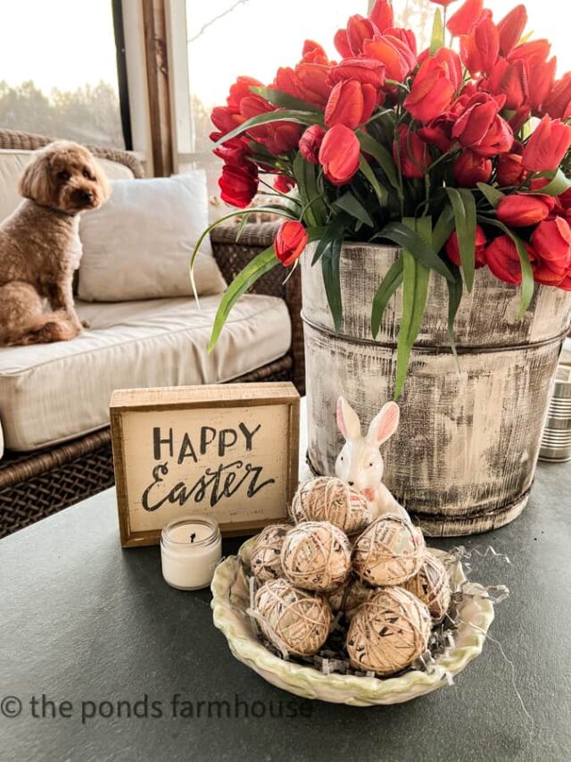 DIY Old Book Page Easter Eggs for Friendship baskets